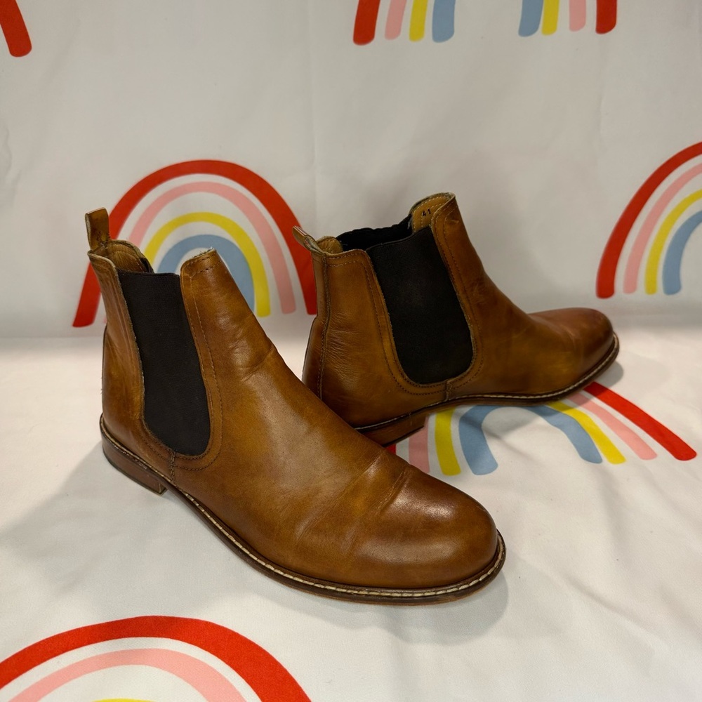 Italian Leather Chelsea Boots